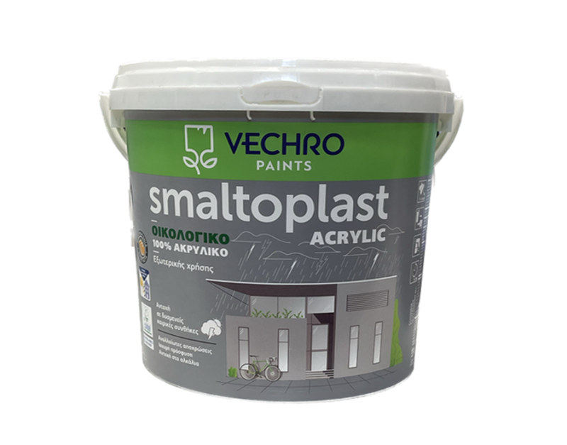 VECHRO SMALOPLAST PLASTIKO XRWMA AKRYLIKO OIKOLOGIKO XRWMA EKSWTERIKIS XRISIS 3Lt