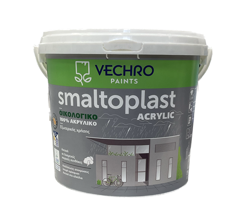 VECHRO SMALOPLAST PLASTIKO XRWMA AKRYLIKO OIKOLOGIKO XRWMA EKSWTERIKIS XRISIS 3Lt