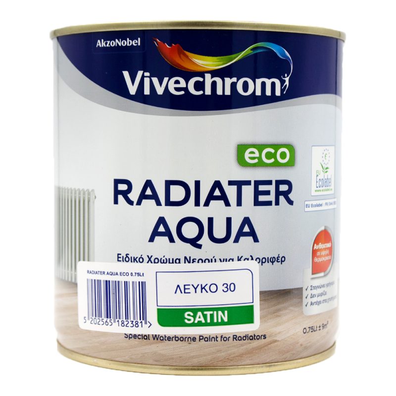 vivechrom radiater aqua eco ikologiko chroma kalorifer lefko 750ml